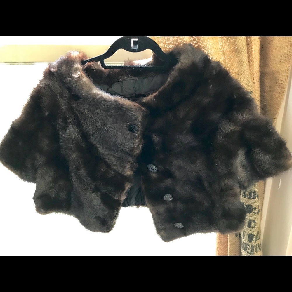 Real Vintage Mink Stole from Alixaudre Furs